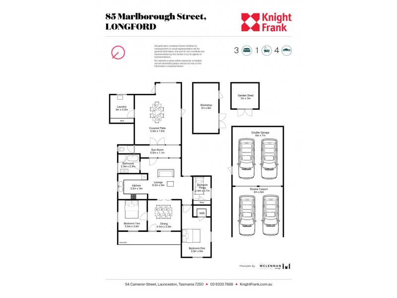 85 Marlborough Street, Longford TAS 7301 Floorplan