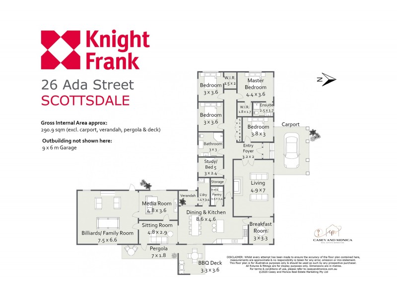 26 Ada Street, Scottsdale TAS 7260 Floorplan