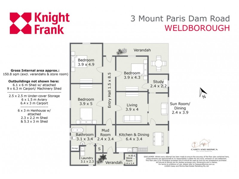 3 Mount Paris Dam Road, Weldborough TAS 7264 Floorplan