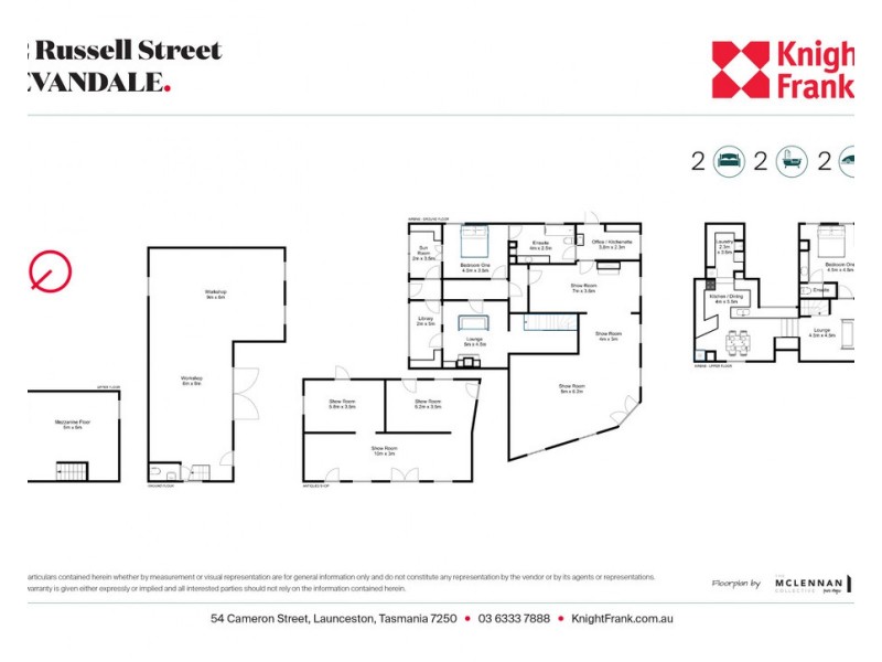 2 Russell Street, Evandale TAS 7212 Floorplan