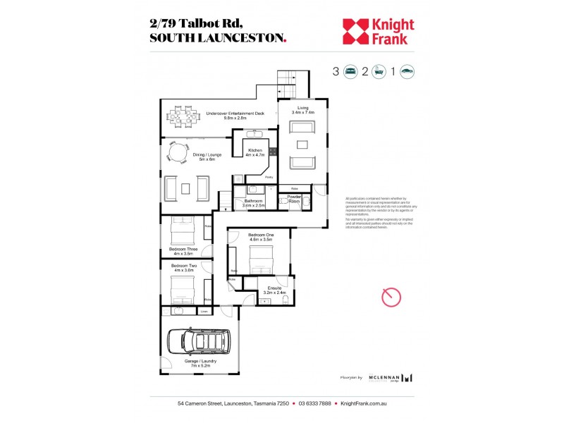 2/79 Talbot Road, South Launceston TAS 7249 Floorplan