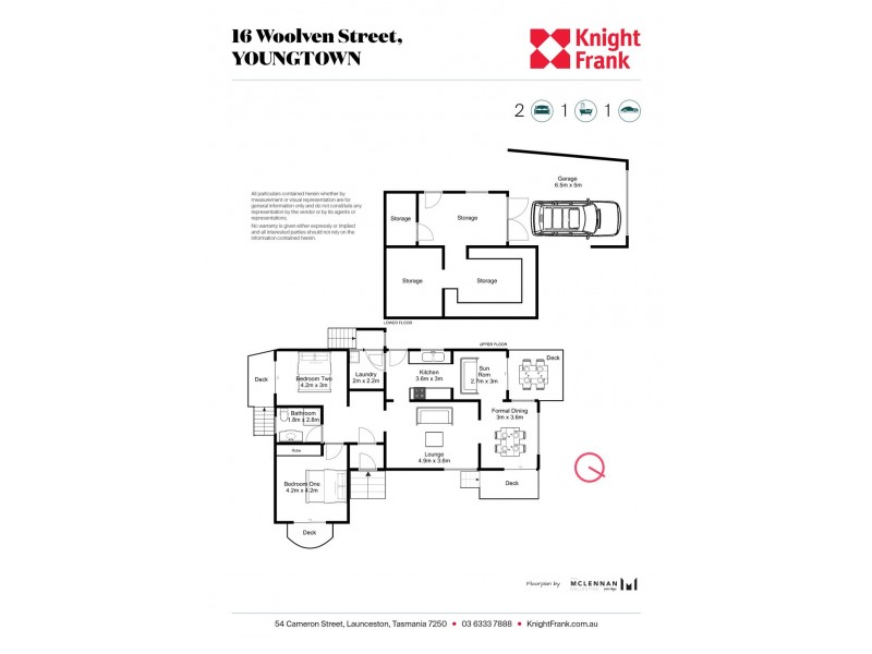 16 Woolven Street, Youngtown TAS 7249 Floorplan