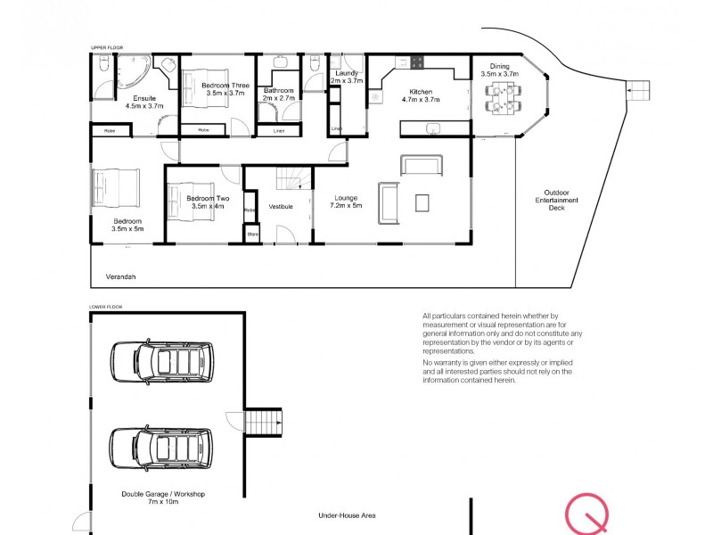 385 Rosevears Drive, Lanena TAS 7275 Floorplan