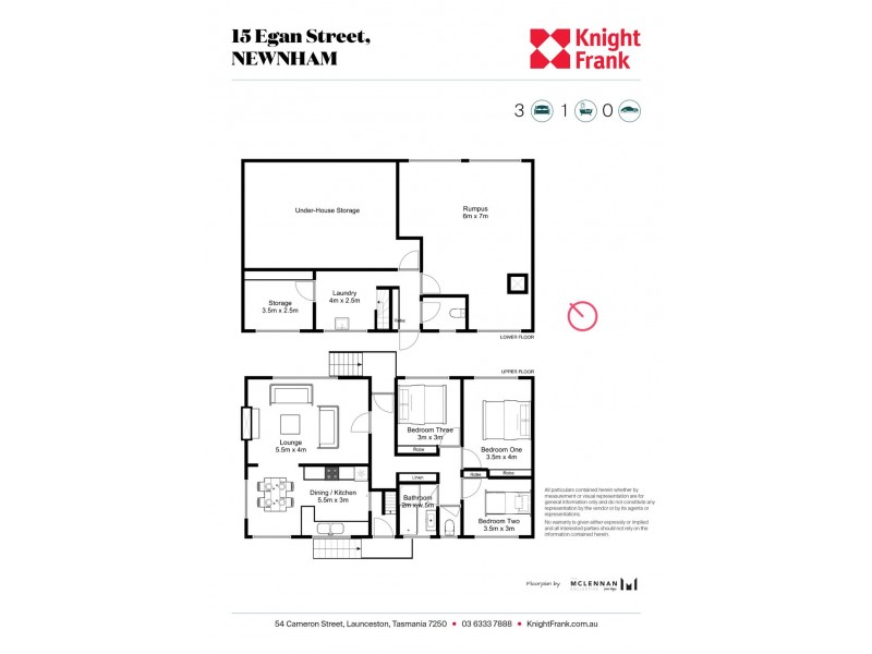 15 Egan Street, Newnham TAS 7248 Floorplan