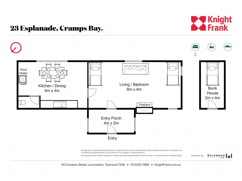 23 Esplanade, Cramps Bay TAS 7030 Floorplan