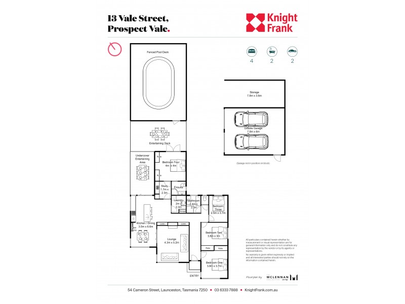 13 Vale Street, Prospect Vale TAS 7250 Floorplan