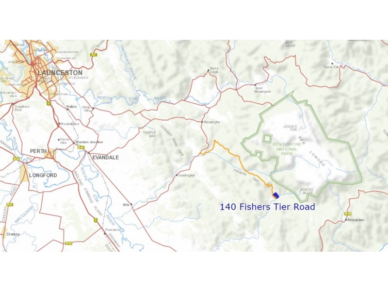 140 Fishers Tier Road, Rossarden TAS 7213