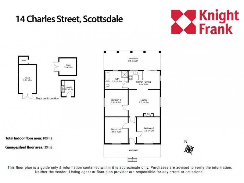14 Charles Street, Scottsdale TAS 7260 Floorplan