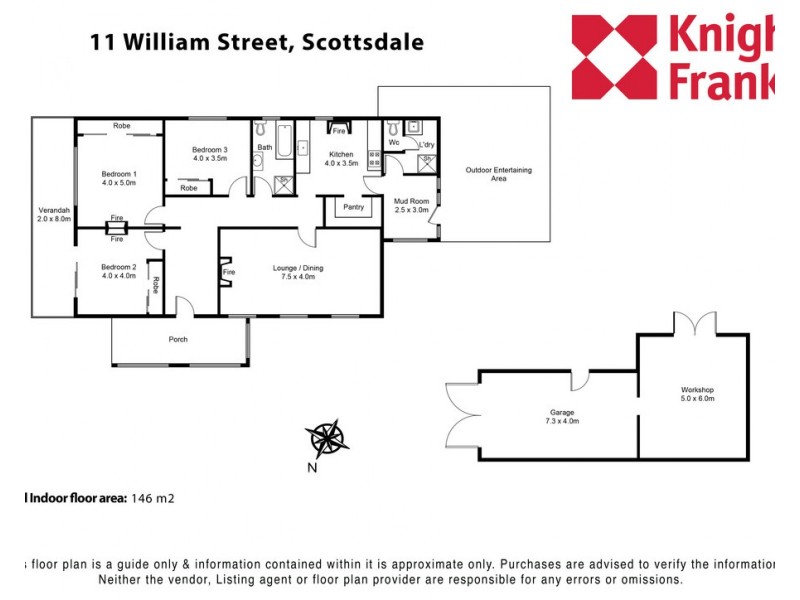 11 William Street, Scottsdale TAS 7260 Floorplan