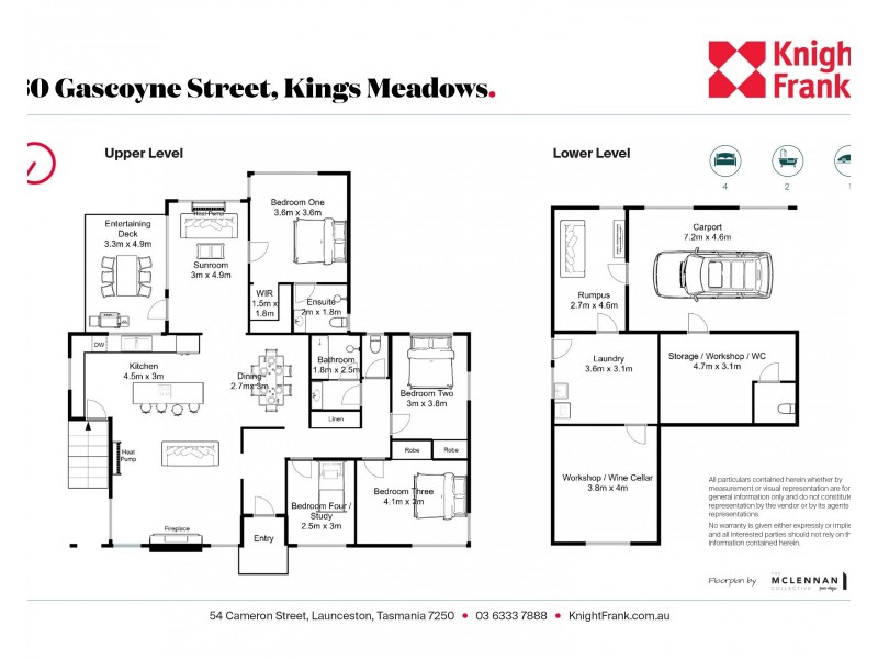 60 Gascoyne Street, Kings Meadows TAS 7249 Floorplan