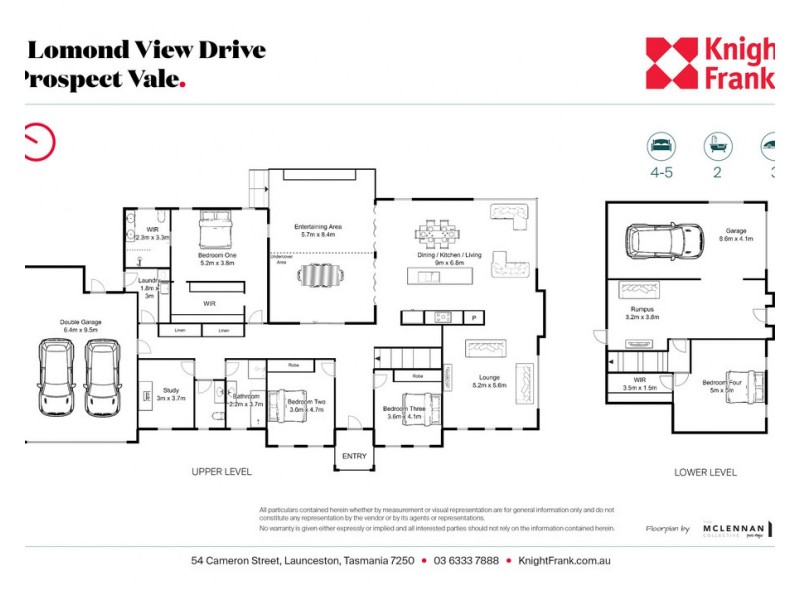 1 Lomond View Drive, Prospect Vale TAS 7250 Floorplan