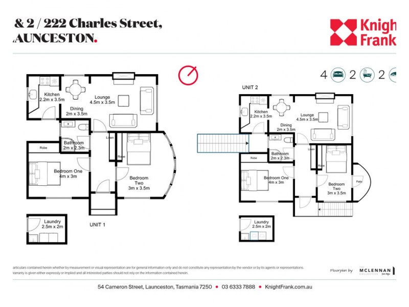 222 Charles Street, Launceston TAS 7250 Floorplan