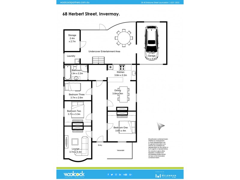 68 Herbert Street, Invermay TAS 7248 Floorplan