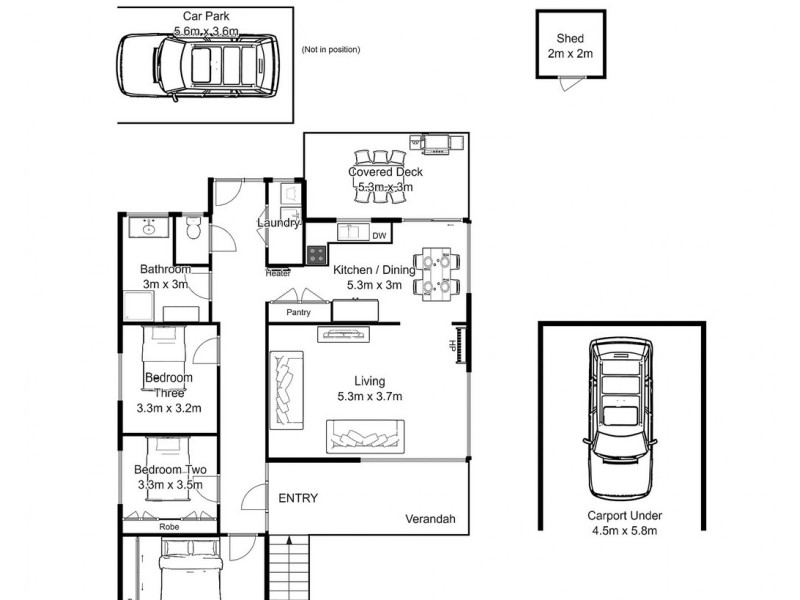 57 Orana Place, Riverside TAS 7250 Floorplan