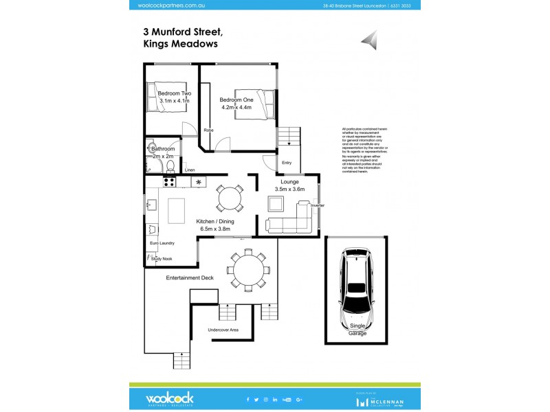 3 Munford Street, Kings Meadows TAS 7249 Floorplan