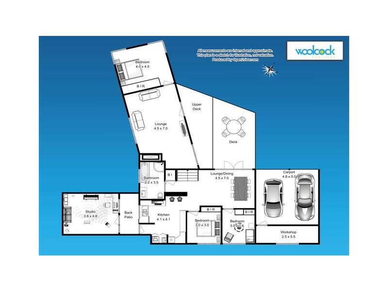 3-5 Benjamin St, Trevallyn TAS 7250 Floorplan