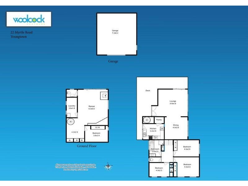 22 Myrtle Rd, Youngtown TAS 7249 Floorplan