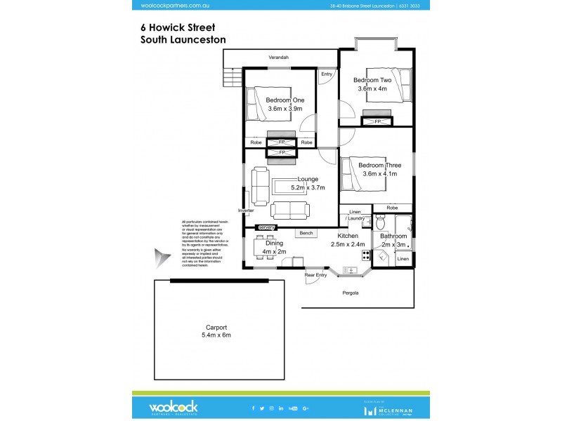 6 Howick St, South Launceston TAS 7249 Floorplan