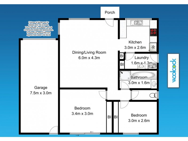 1/2 Munford Street, Kings Meadows TAS 7249 Floorplan