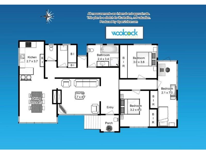 2A North Bank Rd, Trevallyn TAS 7250 Floorplan