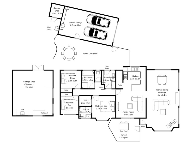 28 Far View Ave, Riverside TAS 7250 Floorplan