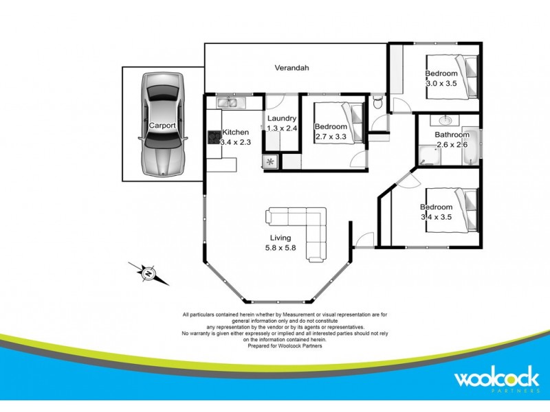 15 Luke Crt, Summerhill TAS 7250 Floorplan
