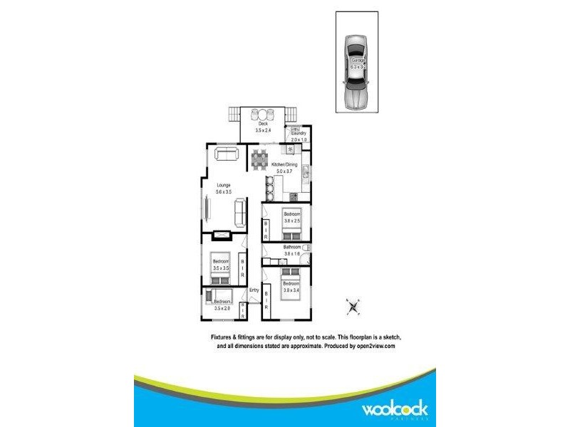 34 Tompsons Lane, Newnham TAS 7248 Floorplan