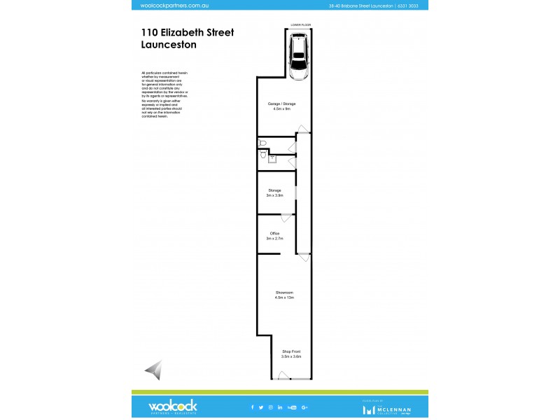 110 Elizabeth St, Launceston TAS 7250 Floorplan