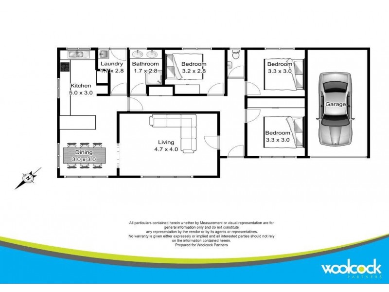 2 Downing St, Riverside TAS 7250 Floorplan
