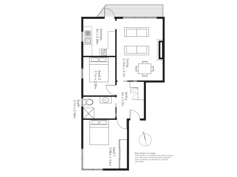 2/1 Bifrons Crt, Launceston TAS 7250 Floorplan