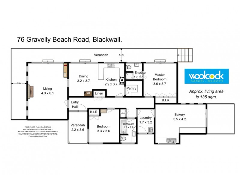 76 Gravelly Beach Rd, Blackwall TAS 7275 Floorplan