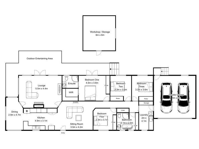 34 Pinot Parade, Relbia TAS 7258 Floorplan