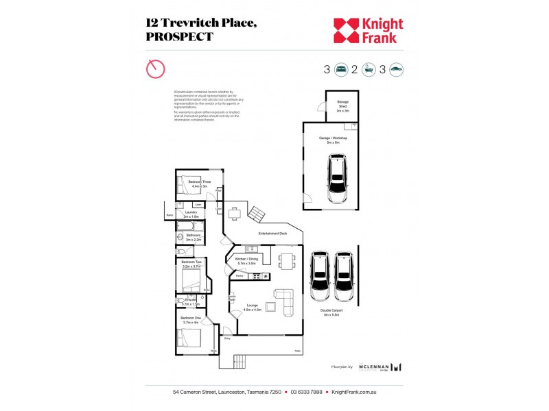 12 Trevritch Place, Prospect TAS 7250 Floorplan