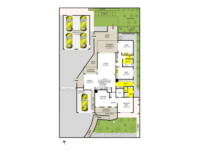 6 Glengarry Court, Drysdale VIC 3222 Floorplan