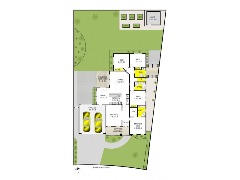 32 Delungra Avenue, Clifton Springs VIC 3222 Floorplan