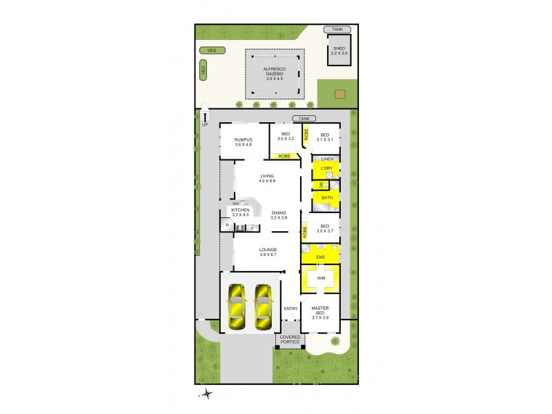 21 Barrands Lane, Clifton Springs VIC 3222 Floorplan