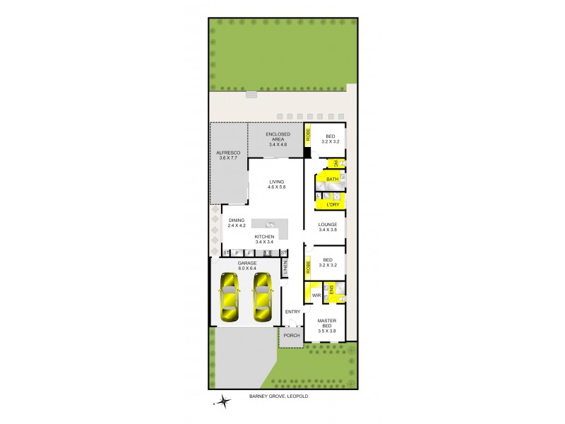 17 Barney Grove, Leopold VIC 3224 Floorplan