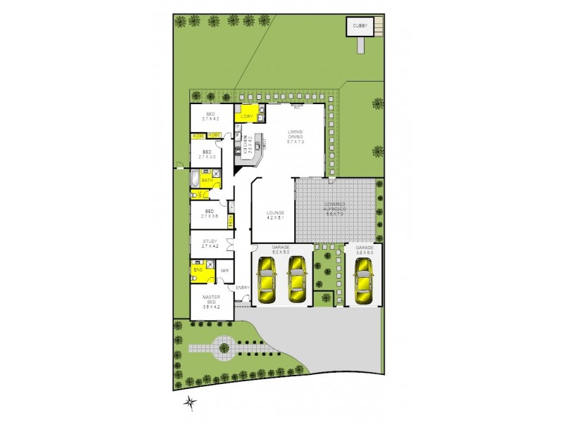 6 Vron Place, Drysdale VIC 3222 Floorplan