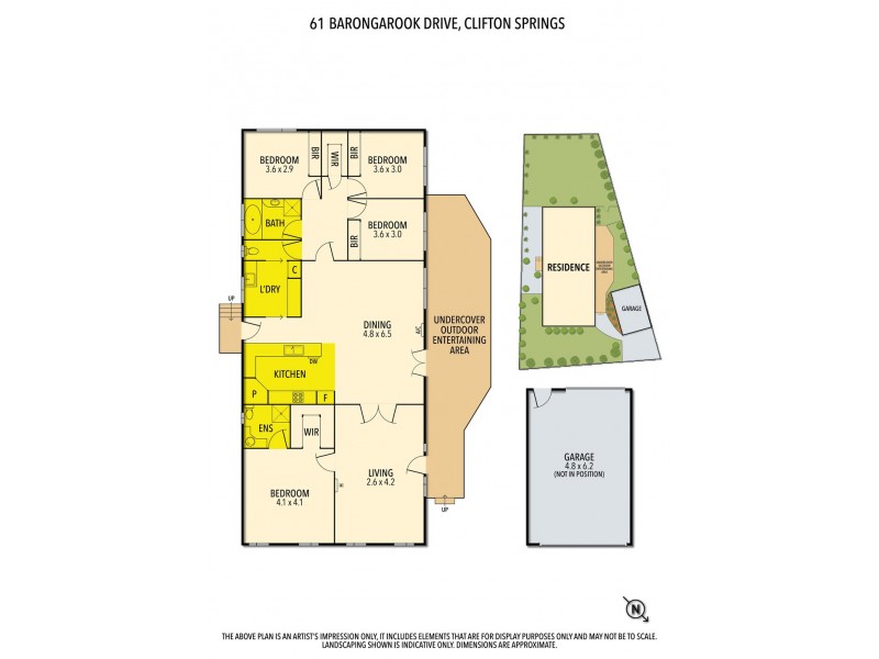 61 Barongarook Drive, Clifton Springs VIC 3222 Floorplan