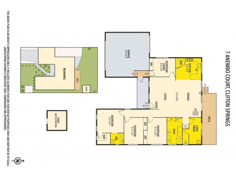 7 Anembo Court, Clifton Springs VIC 3222 Floorplan