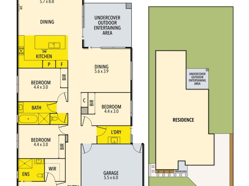 12 Lacoora Avenue, Clifton Springs VIC 3222 Floorplan