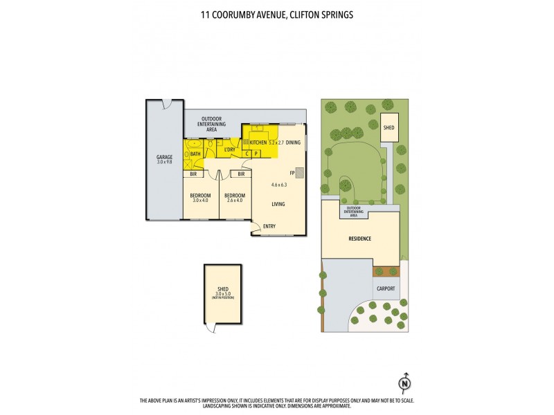 11 Coorumby Avenue, Clifton Springs VIC 3222 Floorplan