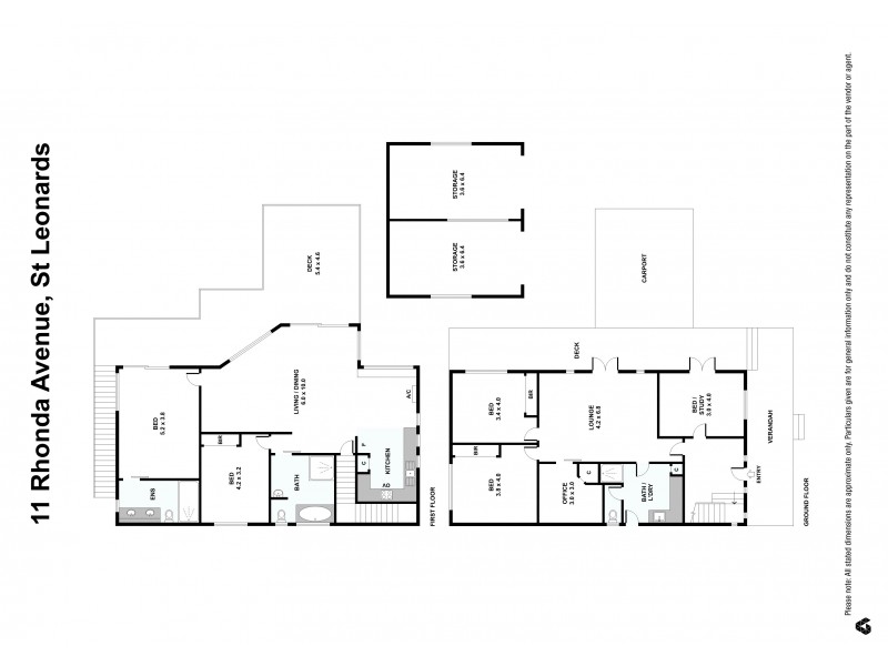 11 Rhonda Avenue, St Leonards VIC 3223 Floorplan