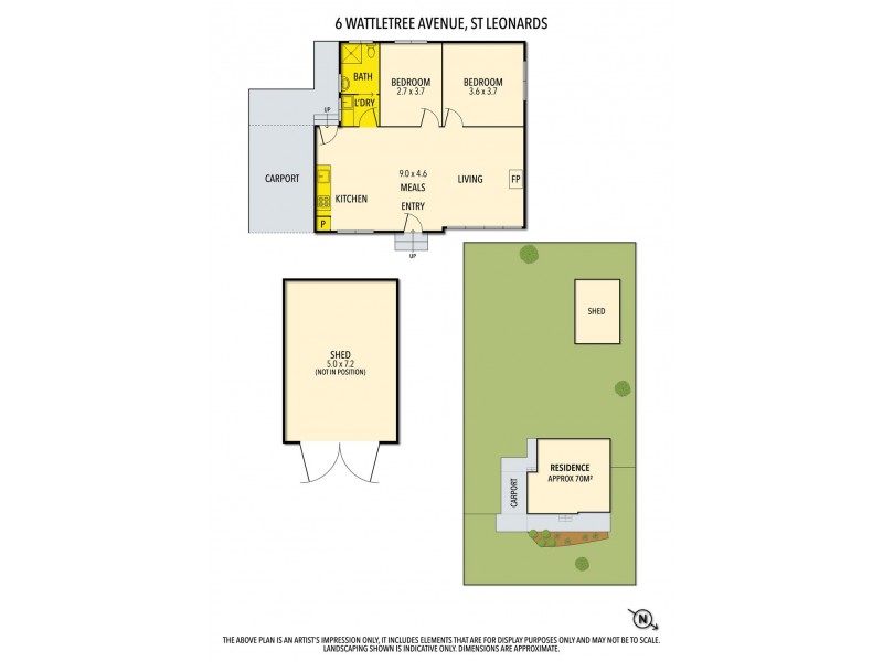 6 Wattletree Avenue, St Leonards VIC 3223 Floorplan