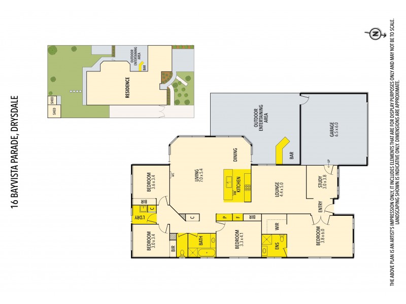 16 Bayvista Parade, Drysdale VIC 3222 Floorplan