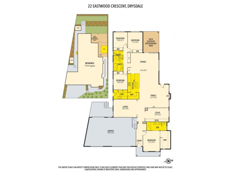 22 Eastwood Crescent, Drysdale VIC 3222 Floorplan