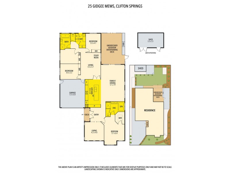 25 Gidgee Mews, Clifton Springs VIC 3222 Floorplan