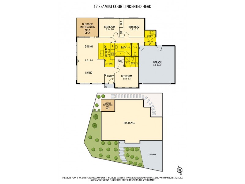 12 Seamist Court, Indented Head VIC 3223 Floorplan