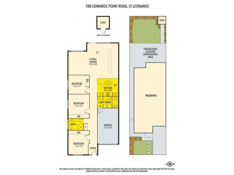 18B Edwards Point Road, St Leonards VIC 3223 Floorplan