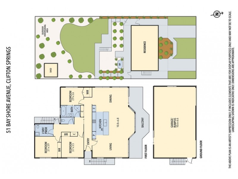51 Bay Shore Avenue, Clifton Springs VIC 3222 Floorplan